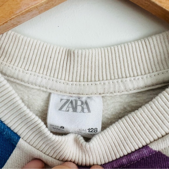 Zara Kids Floral Print Sweatshirt - Picture 4 of 6